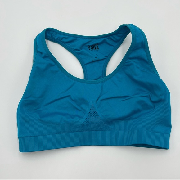 Victoria’s Secret PINK Yoga Teal Sports Bra - Picture 3 of 5